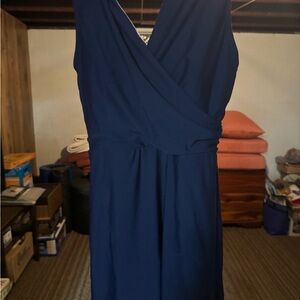 Lands' End Women's Navy One Piece Swimsuit